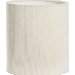 Leen Bakker Lampenkap Liv - off-white polyester - 20xØ18 cm