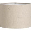 Leen Bakker Lampenkap Luna cilinder naturel - 18xØ25 cm New