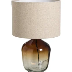 Leen Bakker Lampenkap Luna cilinder naturel - 18xØ25 cm New