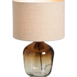 Leen Bakker Lampenkap Luna cilinder naturel - 18xØ25 cm New