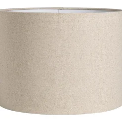 Leen Bakker Lampenkap Luna cilinder naturel 30xØ40 cm Clearance