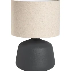 Leen Bakker Lampenkap Luna cilinder naturel - 21xØ30 cm Online