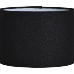 Leen Bakker Lampenkap Luna cilinder zwart - 18xØ25 cm Sale