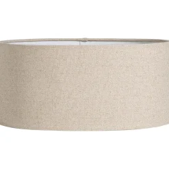 Leen Bakker Lampenkap Luna ovaal naturel - 28,5x38x17,5 cm Outlet