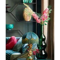 Light & Living Lampenkap Malacia - Donkergroen - Ø35cm Clearance