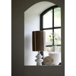 Light & Living Lampenkap Medan - Donkerbruin - Ø20cm New