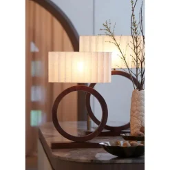 Light & Living Lampenkap ovaal Disli - Crème - 45x21x22cm Clearance