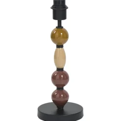 Leen Bakker Lampvoet Bolzano multicolor E27 - 38,5xØ15 cm