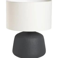 Leen Bakker Lampvoet Kerem - grijs - Ø25x29 cm New