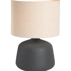 Leen Bakker Lampvoet Kerem - grijs - Ø25x29 cm New