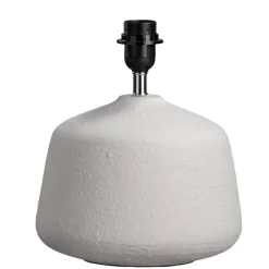 Leen Bakker Lampvoet Kerem - wit - Ø25 x 29 cm Clearance