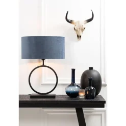 Light & Living Lampvoet Liva - Zwart - 30x12,5x42cm Clearance