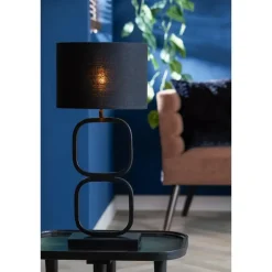 Light & Living Lampvoet Lutika - Zwart - 23x11,5x46cm Online
