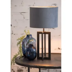 Light & Living Lampvoet Mace - Zwart - 15x35cm Discount