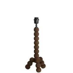 Light & Living Lampvoet Veglio - Donkerbruin - Ø20cm Best