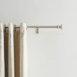 ACAZA Lange gordijnroede - uitschuifbaar - 250-360 cm - zilvergrijs New