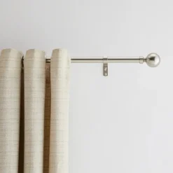 ACAZA Lange Gordijnroede - Uitschuifbare Gordijn Rail - Stang van 240-360 cm - Zilver Online