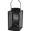 Merkloos Lantaarn - metaal - zwart - windlicht - 12 x 24 cm Sale
