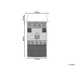 Beliani LARKANA - Wanddecoratie - Beige - Katoen Discount