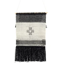 Beliani LARKANA - Wanddecoratie - Beige - Katoen Discount