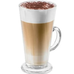 Merkloos Latte Macchiato/koffie glazen - glas - 2x stuks - 280 ml Discount