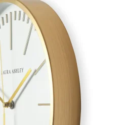 Laura Ashley Glenn Klok - Streep - 30,5x30,5cm - Goud Best