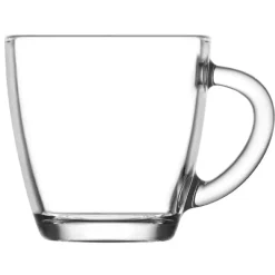 LAV Koffie/thee glazen - 2x stuks - glas - 230 ml Outlet