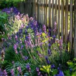 Plant in a Box Lavendel - Set van 6 - Lavandula angustifolia - Hoogte 10-15cm - ⌀10,5cm