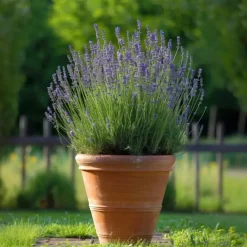 Plant in a Box Lavendel - Set van 6 - Lavandula angustifolia - Hoogte 10-15cm - ⌀10,5cm