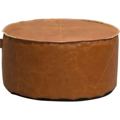 Lebel poef Jens - cognac - 60x30 cm Discount