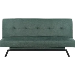 Beliani LEEDS - Slaapbank 3-zits - Groen - Polyester Online