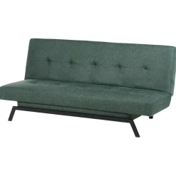 Beliani LEEDS - Slaapbank 3-zits - Groen - Polyester Online