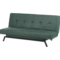 Beliani LEEDS - Slaapbank 3-zits - Groen - Polyester Online