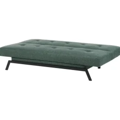 Beliani LEEDS - Slaapbank 3-zits - Groen - Polyester Online