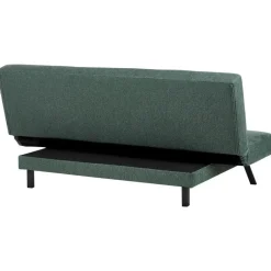 Beliani LEEDS - Slaapbank 3-zits - Groen - Polyester Online