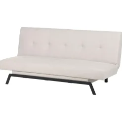 Beliani LEEDS - Slaapbank 3-zits - Wit - Polyester