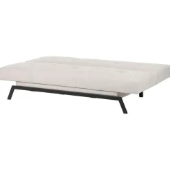 Beliani LEEDS - Slaapbank 3-zits - Wit - Polyester