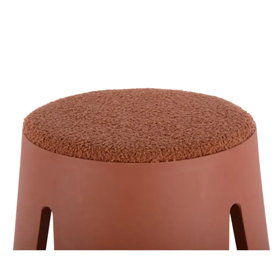 Leitmotiv - Poef Savor - Burned orange Clearance