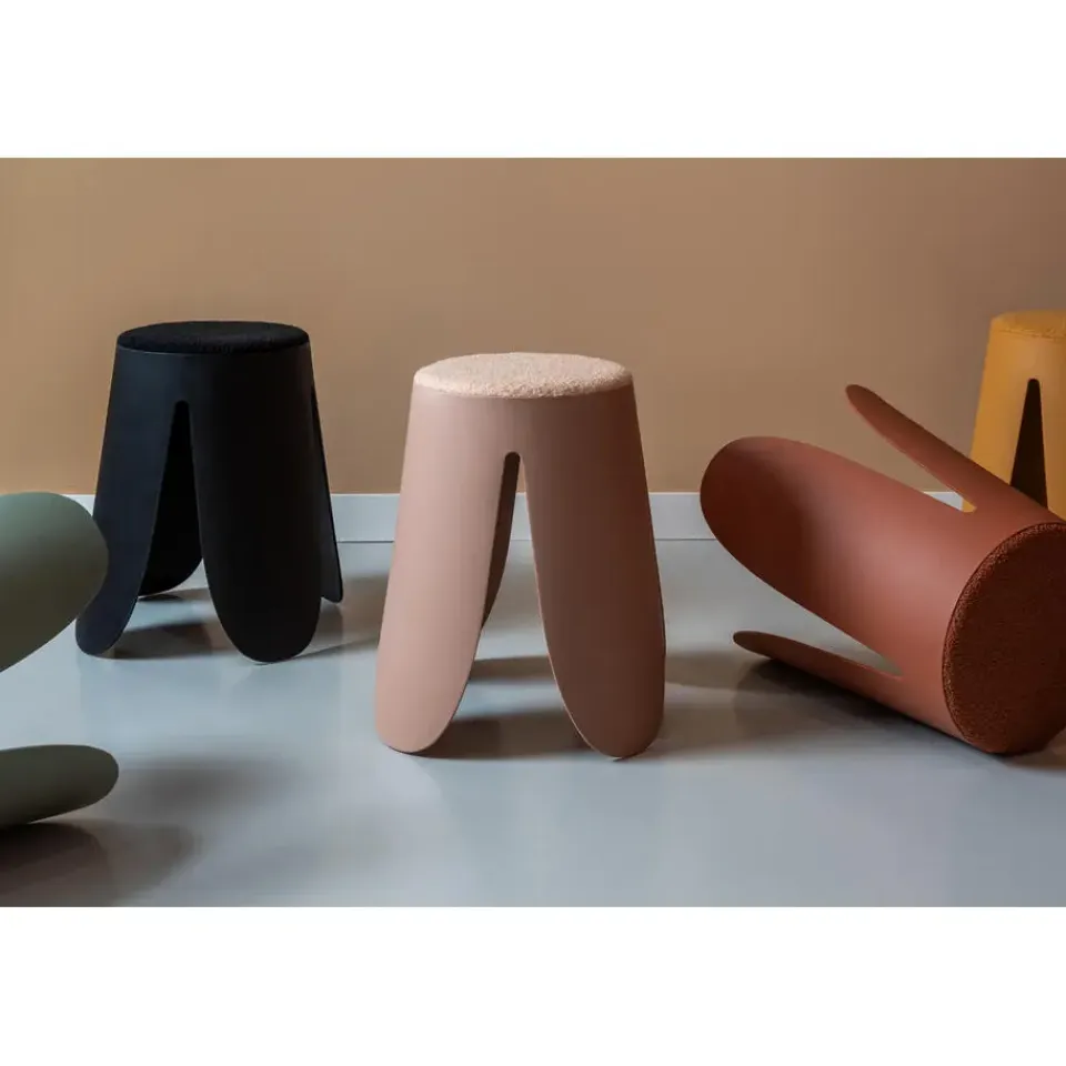 Leitmotiv - Poef Savor - Burned orange Clearance