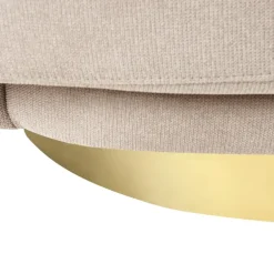 Beliani LEJRE - Fauteuil - Taupe - Polyester Clearance