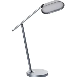 Leen Bakker LEONIS - Bureaulamp LED - Grijs - Synthetisch materiaal Discount