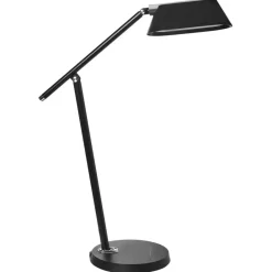 Leen Bakker LEONIS - Bureaulamp LED - Zwart - Synthetisch materiaal Outlet