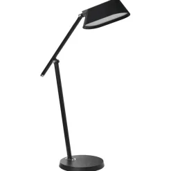 Leen Bakker LEONIS - Bureaulamp LED - Zwart - Synthetisch materiaal Outlet