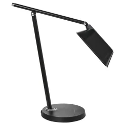 Leen Bakker LEONIS - Bureaulamp LED - Zwart - Synthetisch materiaal Outlet