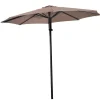 Les - Libra pushup parasol Ø3mtr - taupe Hot