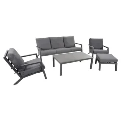 Les - Loungebank Down Town - grijs New