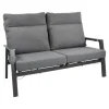 Les - Loungebank Ohio 2-pers - grijs Discount