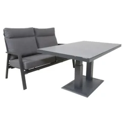 Les - Loungebank Ohio 2-pers - grijs Discount