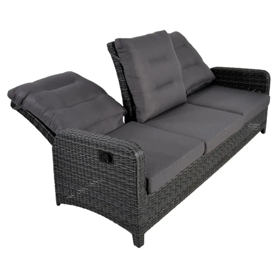 Les - Loungebank Soho Forte - antraciet