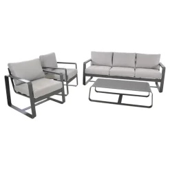 Les - Loungeset Belezza - lichtgrijs